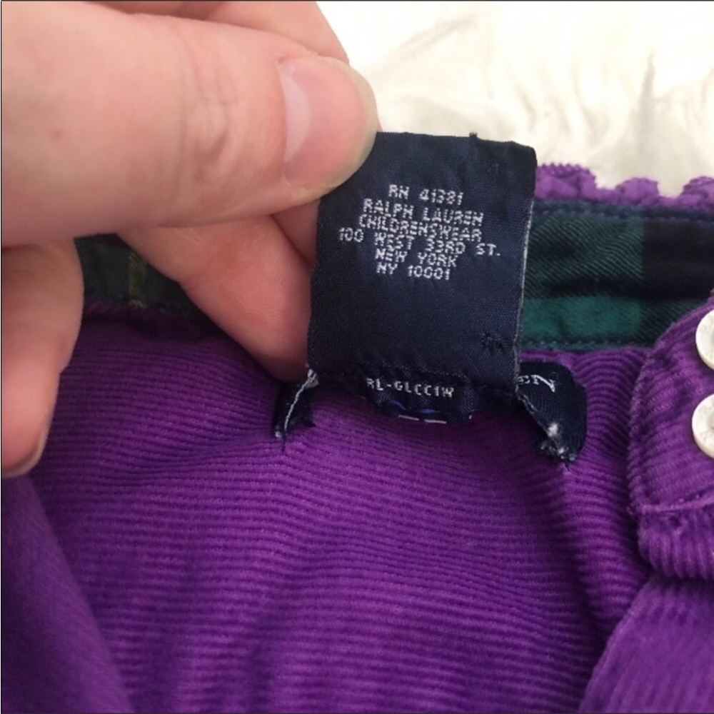 Ralph Lauren Purple Cord Shirtdress - Picture 11 of 11